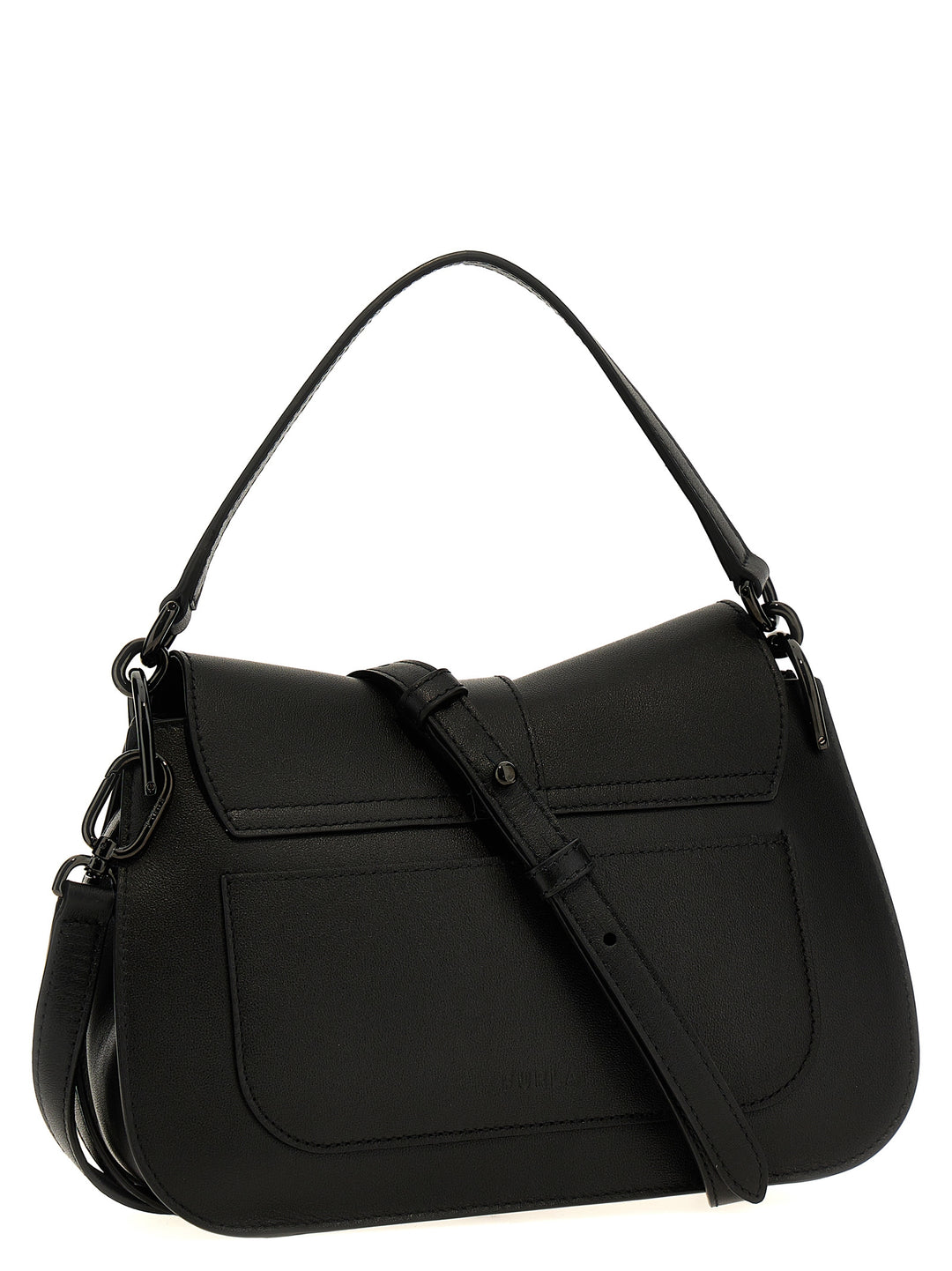 Furla Flow M Shoulder Bags - Black | 94817c4cde33140166fec2baca7d3e67eccecc15