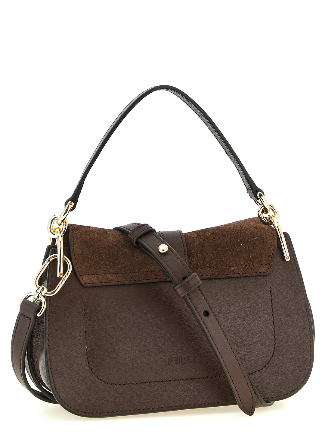 Furla Furla Flow Hand Bags - Brown | f1525542b8681a9f6e78f3c919043a5c0a46da6a