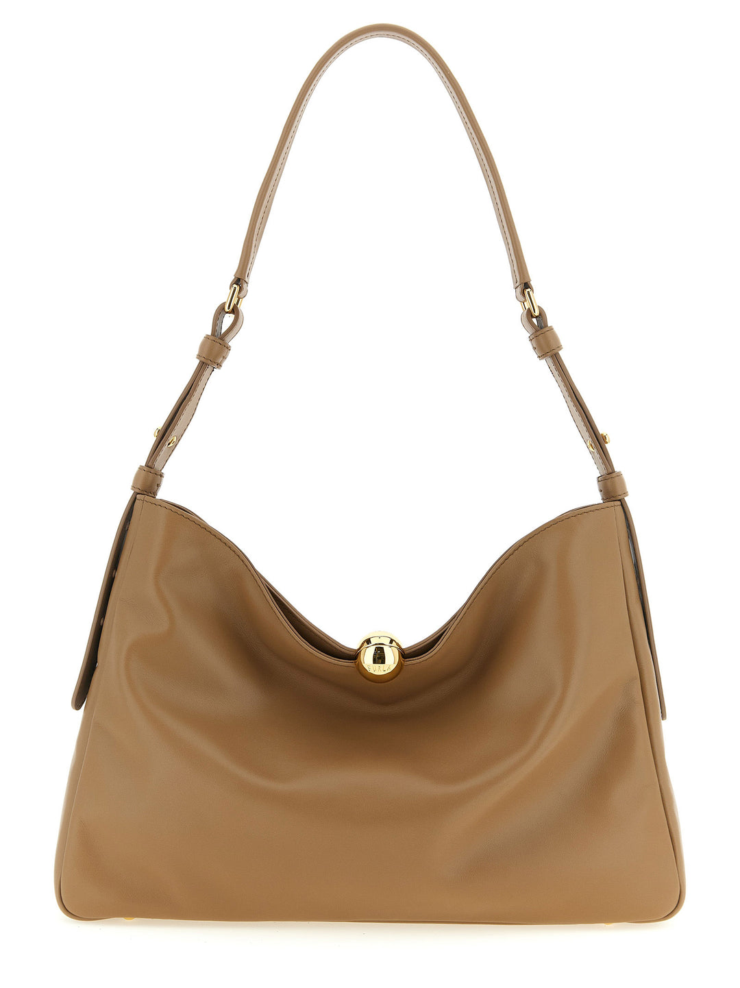 Furla Furla Sfera Soft Shoulder Bags - Beige | ecd4ca822960c285df3121ba74dce3cc74dda48c
