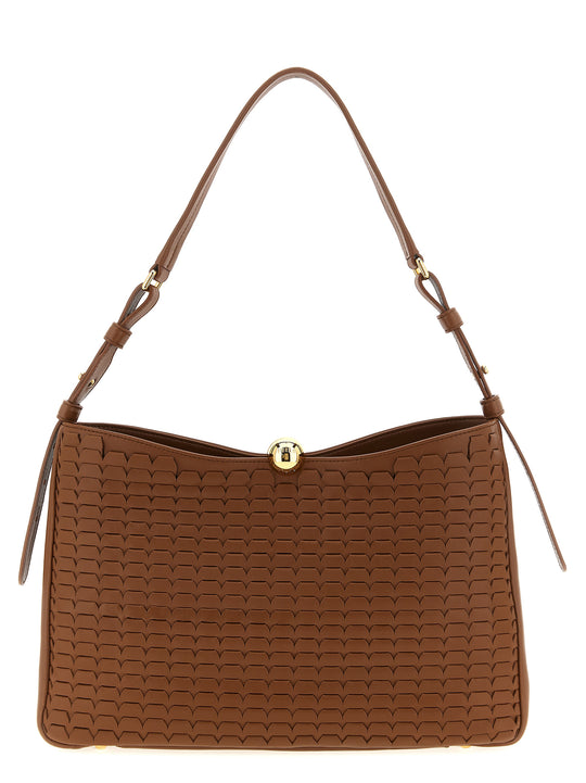 Furla Sfera Soft Shoulder Bags Brown