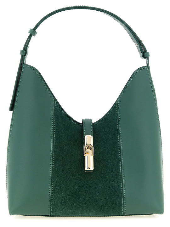 Furla Goccia M Shoulder Bags Green