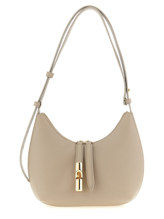Furla Goccia Shoulder Bags Beige