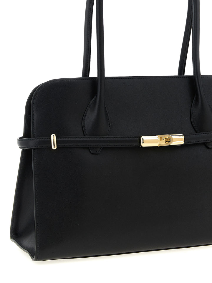 Furla Furla Goccia Dome L Shoulder Bags - Black | a16ffdaef02c811a35c969a6063e3b53338c3a2e