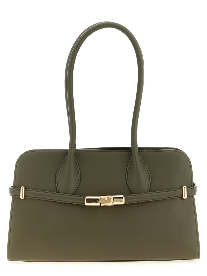 Furla Furla Goccia Dome M Shoulder Bags - Green | 86cd1f9ec8b9d17fe0657f5d8f8bb582045b60c4