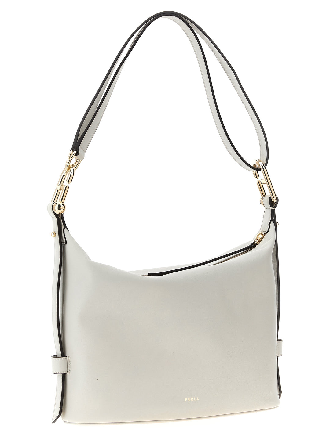 Furla Nuvola Hobo M Shoulder Bags - White | 6358e898d6715337a0a7e6bb8081fc860aa75a6c