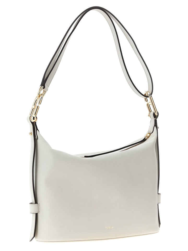 Furla Nuvola Hobo M Shoulder Bags - White | 6358e898d6715337a0a7e6bb8081fc860aa75a6c