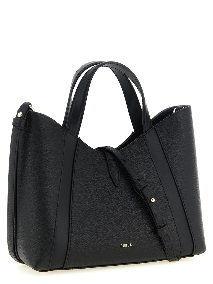 Furla Furla Goccia S Tote Bag - Black | 72f7d8ccdef121a733f37455e93ee089c6605197