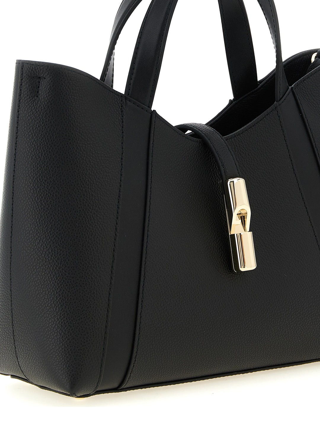 Furla Furla Goccia S Tote Bag - Black | c9b6a7ba6482a90bd736c53db88a195b1791cc19