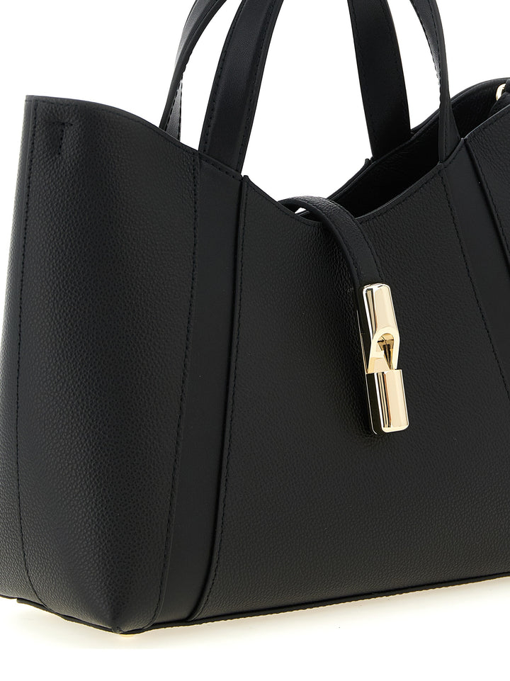 Furla Furla Goccia S Tote Bag - Black | c9b6a7ba6482a90bd736c53db88a195b1791cc19
