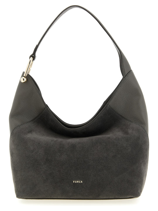 Furla Lara Shoulder Bags Gray