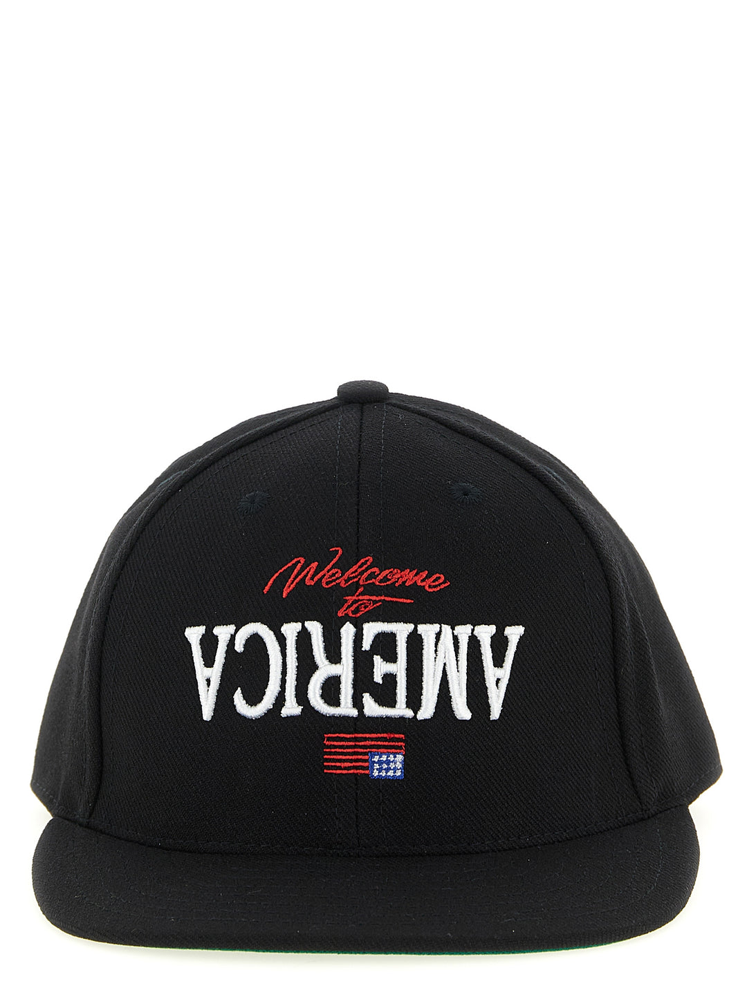 Willy Chavarria Welcome To America Hats - Black | 484c2b85bdd283e74eab97fdbb7517d6c5a94c61