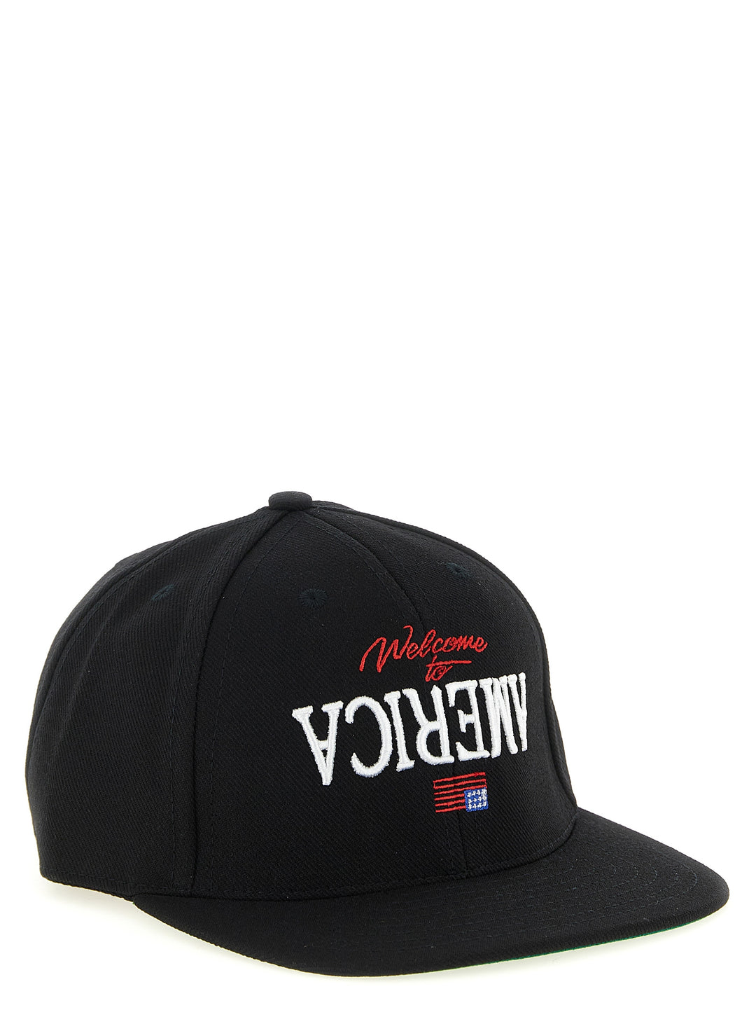 Willy Chavarria Welcome To America Hats - Black | 969e838e11d4ee000abb9d2d477818ed6faa7e1b