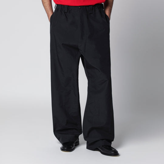 Black Cotton Trousers