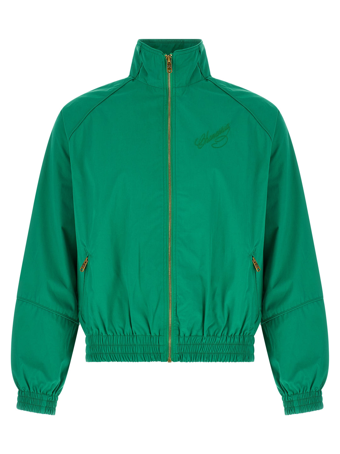 Willy Chavarria Ruff Rider Track Puffer Jackets - Green | 98b5cd08382362428d8bec4b73d998caf7801332