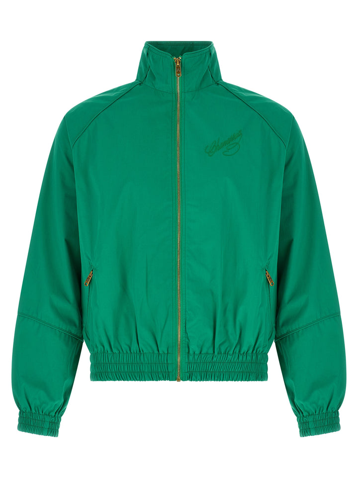 Willy Chavarria Ruff Rider Track Puffer Jackets - Green | 98b5cd08382362428d8bec4b73d998caf7801332