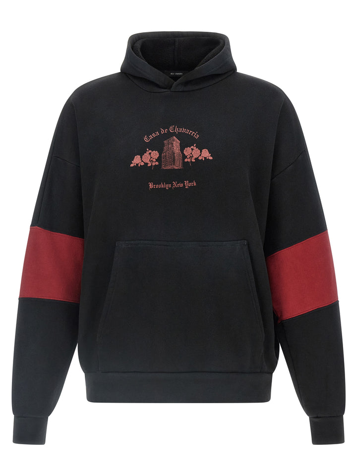 Willy Chavarria Casa De Chavarria Sweatshirt - Black | 21cc98101c9cfaa754256ad61e0514d7814885fa