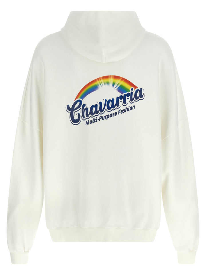 Willy Chavarria Clean & Fresh Willy Hooligan Sweatshirt - White | b6571311515f4bd05d17943805f842bca446d6ae