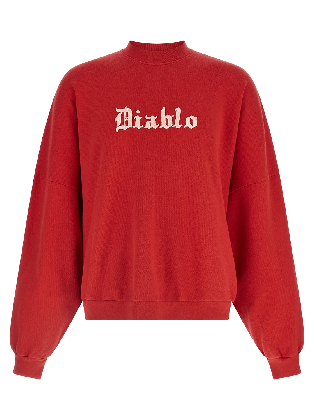 Willy Chavarria Diablo Hooligan Sweatshirt - Red | 0ccf7701e3283aa55dd71113b29d07a3068cdfc1