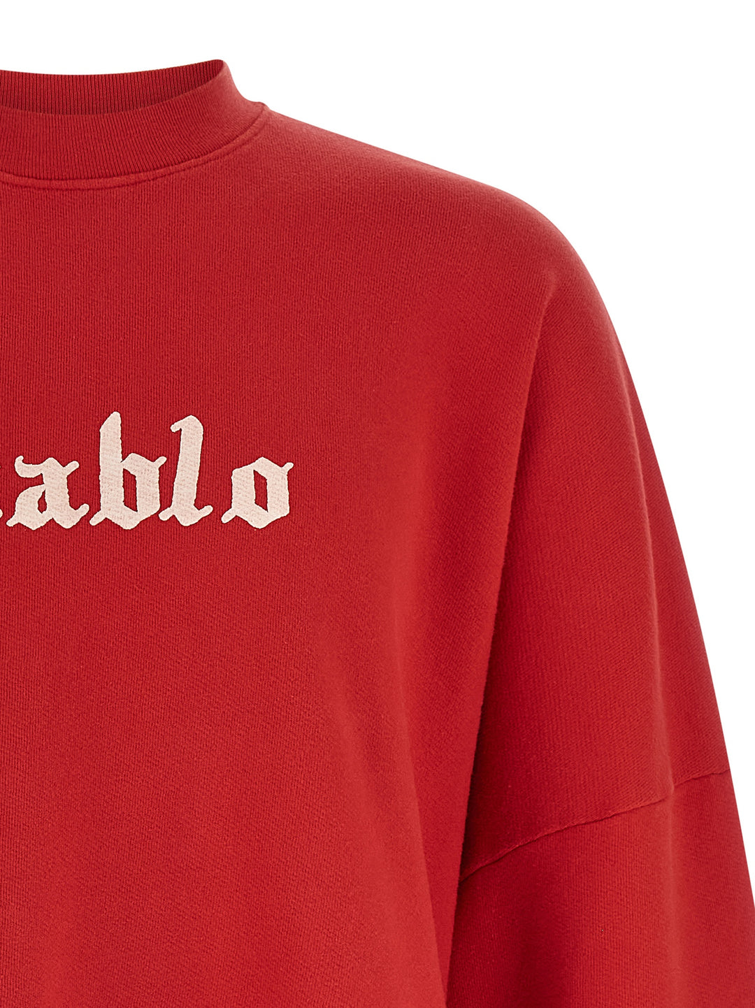 Willy Chavarria Diablo Hooligan Sweatshirt - Red | 466f0db0303b6fb2f3184fef32aa697cb27c041d