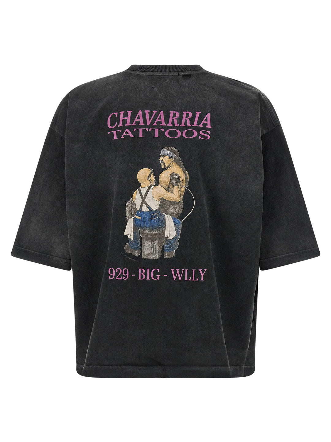 Willy Chavarria Willy Tattoo - Buffalo Tee T-shirt - Black | a7d8a673a6b2309e9d08d211bade0cde63cdbe19