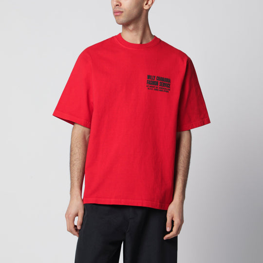Red Fashion Service T-Shirt