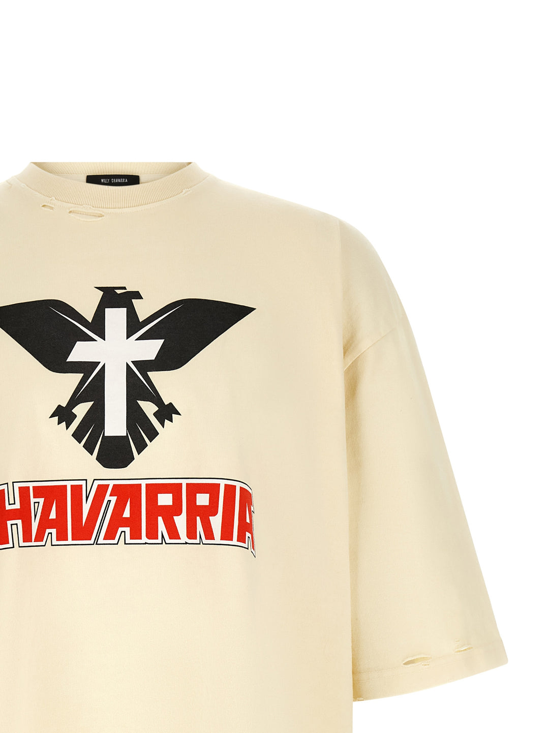 Willy Chavarria Aguila Buffalo T-shirt - Beige | e70ffa760d589d768c6828ab3bf55e782798ce76