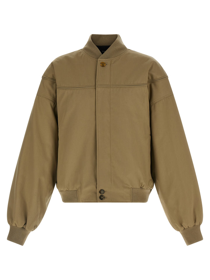Willy Chavarria Gas Station Puffer Jackets - Beige | 035f8324b316178f47be192e7fb984fe72f39db9