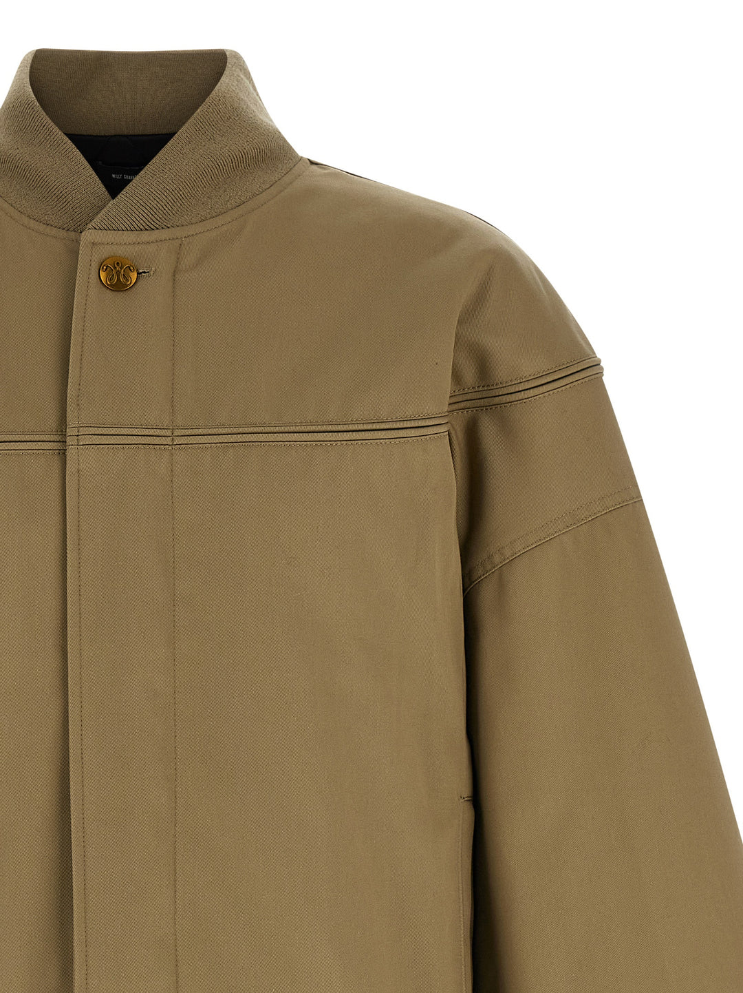 Willy Chavarria Gas Station Puffer Jackets - Beige | d04f7b9a2acdc997b43c898a77efefdedb8c06d2