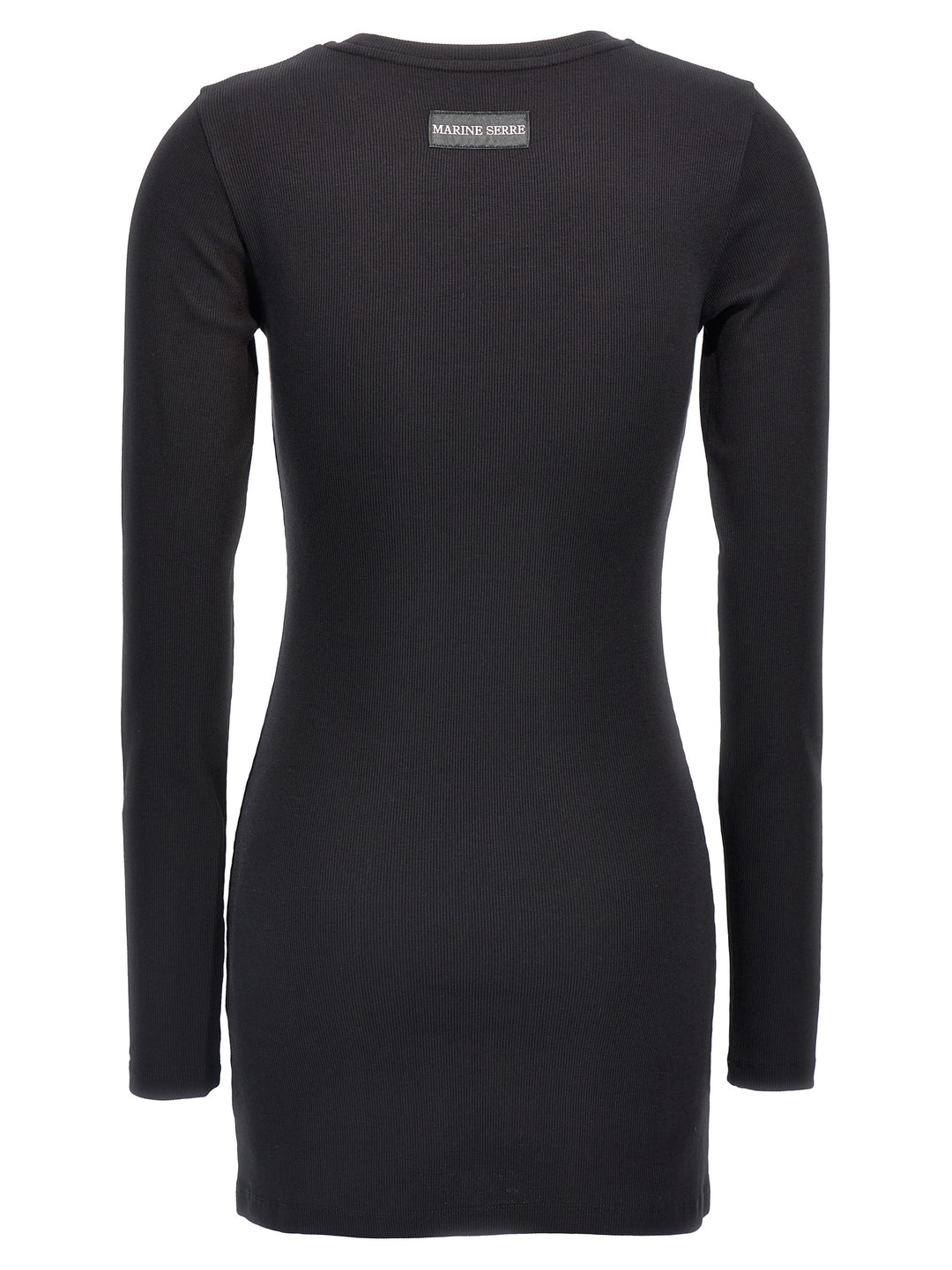 Marine Serre Moon Logo Dresses - Black | 66aea1d09a1f306920dd73700fb976d2cb100f88