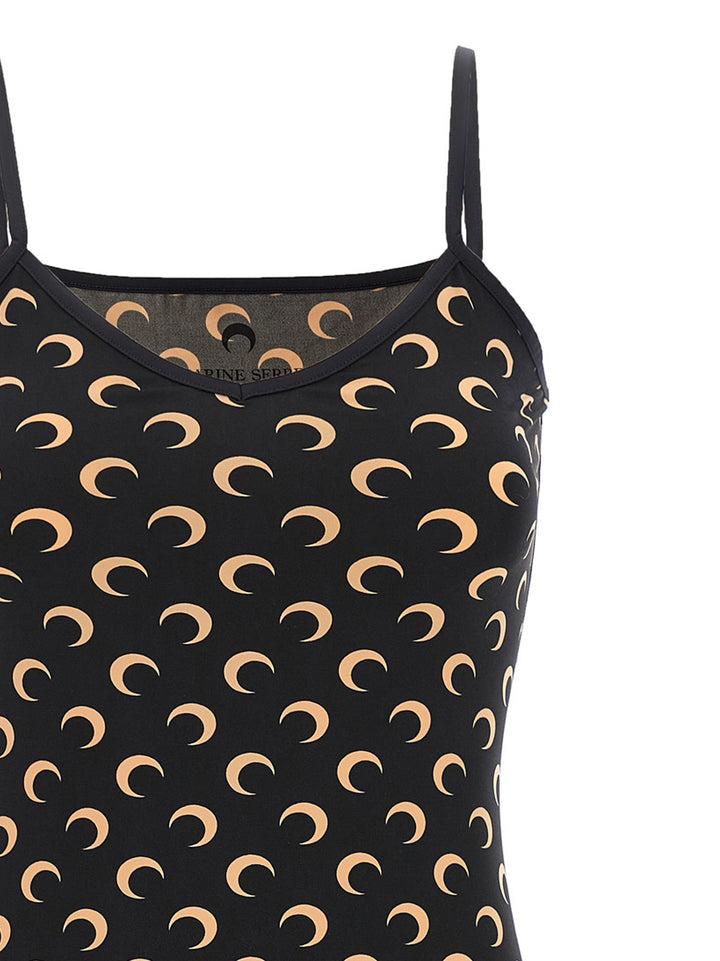 Marine Serre Moon Dresses - Black | 73c269cafc3524b6f4f1d6232ba4629f86a8cfe3