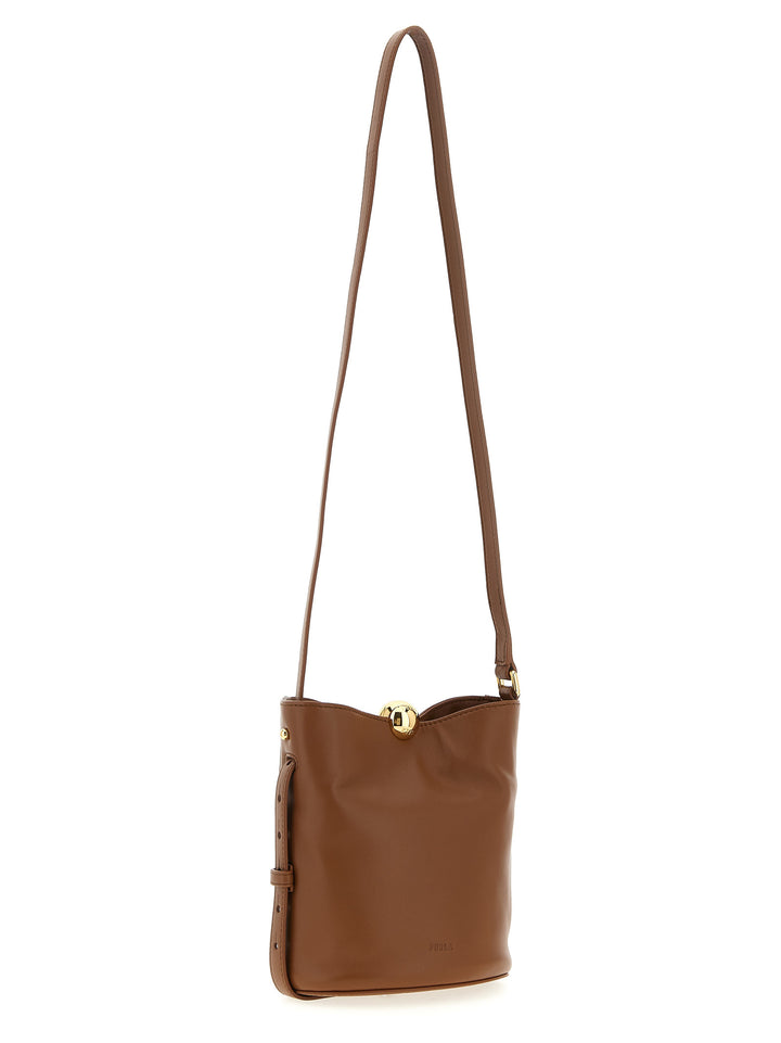 Furla Furla Sfera Soft Crossbody Bags - Brown | c4429a1c3bb860a3610bd37fe24c93c5a74e7b7c