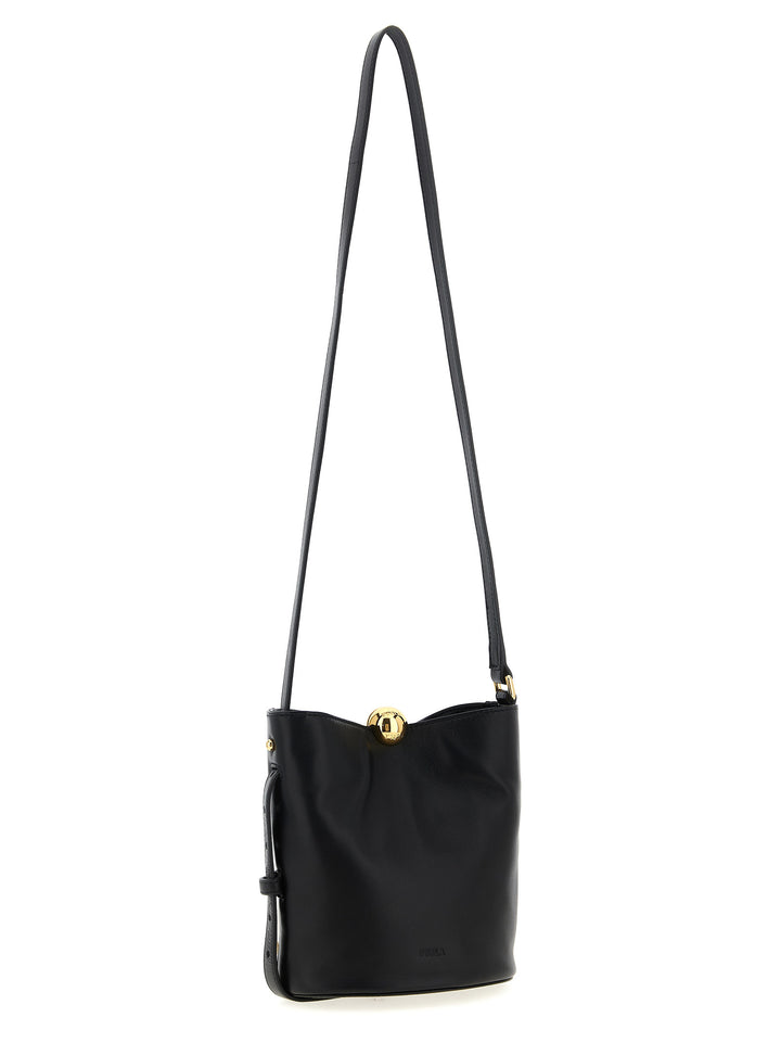 Furla Furla Sfera Soft Crossbody Bags - Black | 5c18b60e101c736934236d13eb5f70ca186347e0