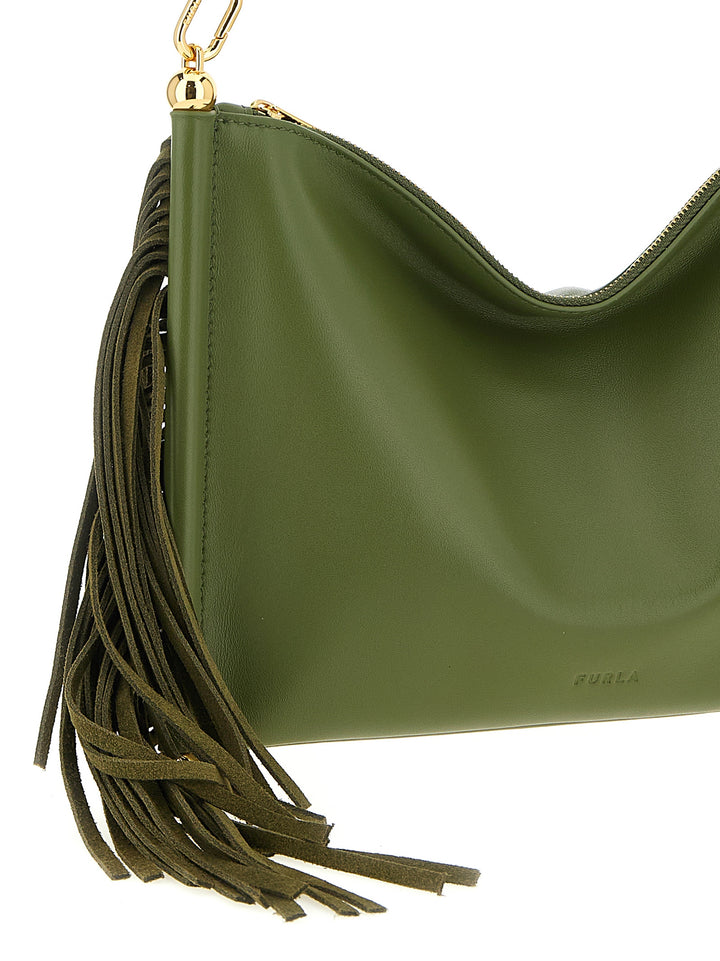 Furla Furla Sfera Soft Shoulder Bags - Green | 45376c23ec8ac2503ddf91dfa796d94f92ea6a17
