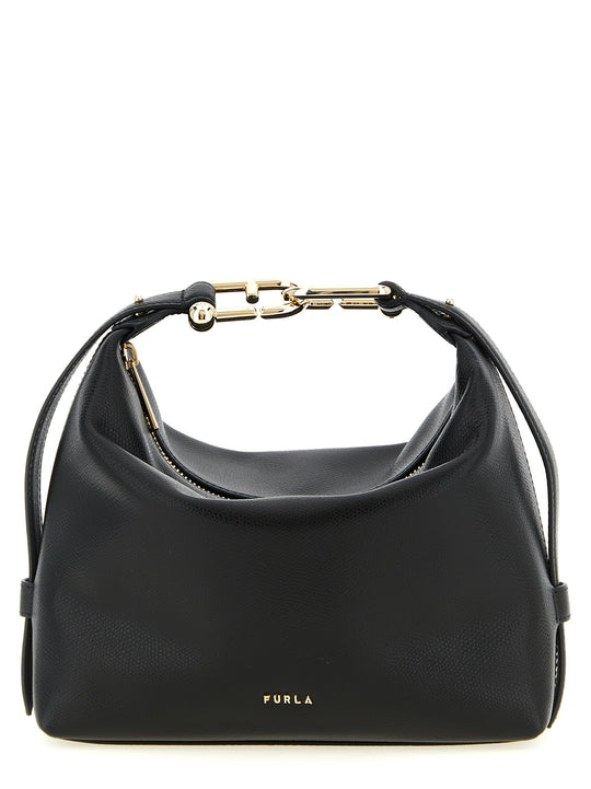 Furla Tonie Shoulder Bags Black