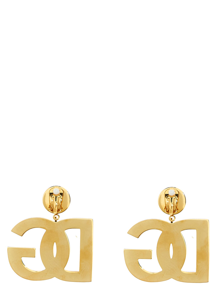 Dolce & Gabbana Crystal Logo Earrings Jewelry - Gold | e34ba8a96950725ac3ea73f709d74074cc7f7aec
