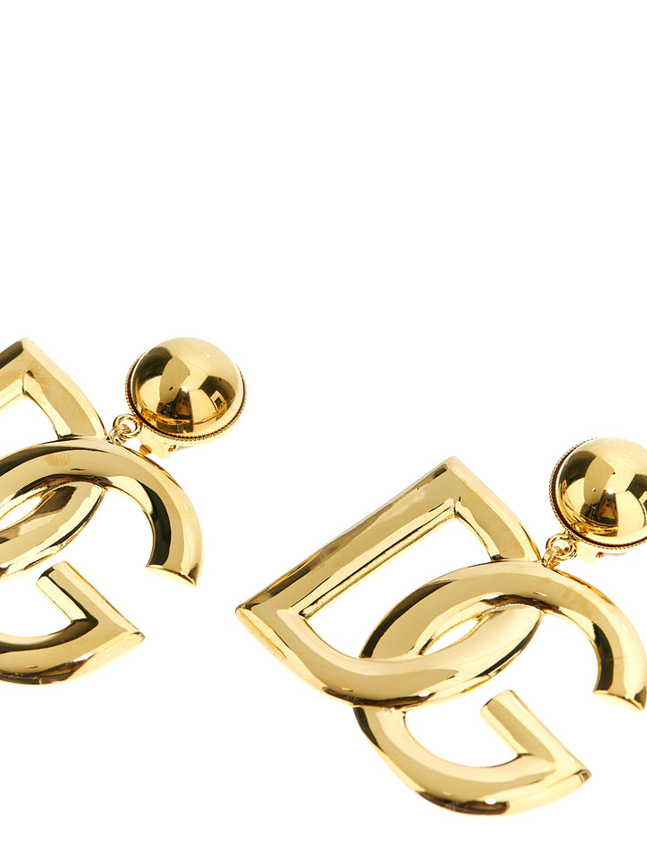 Dolce & Gabbana Crystal Logo Earrings Jewelry - Gold | af7e6ea076dc07193d2883564645c5ee633cba0c