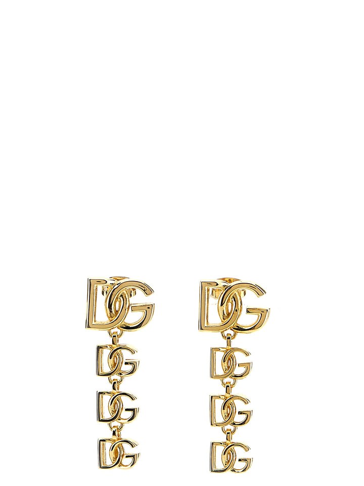 Dolce & Gabbana Logo Earrings Jewelry - Gold | a4461a7fb9f504632b6bdfd14c8dcaaa401f7616