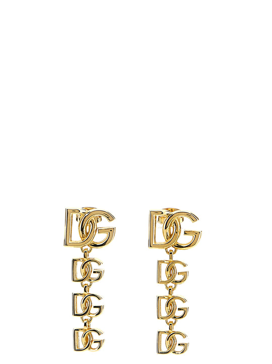 Logo Earrings Jewelry Gold