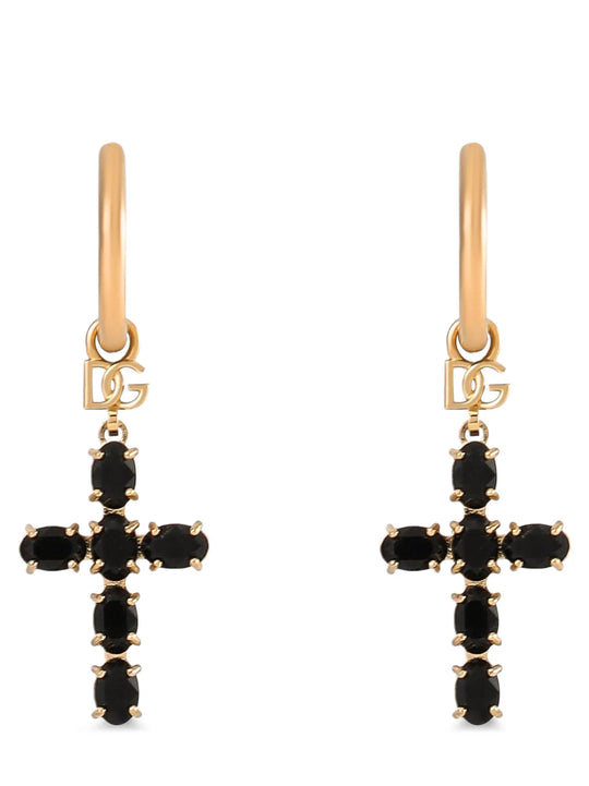 Creole Earrings Jewelry Black