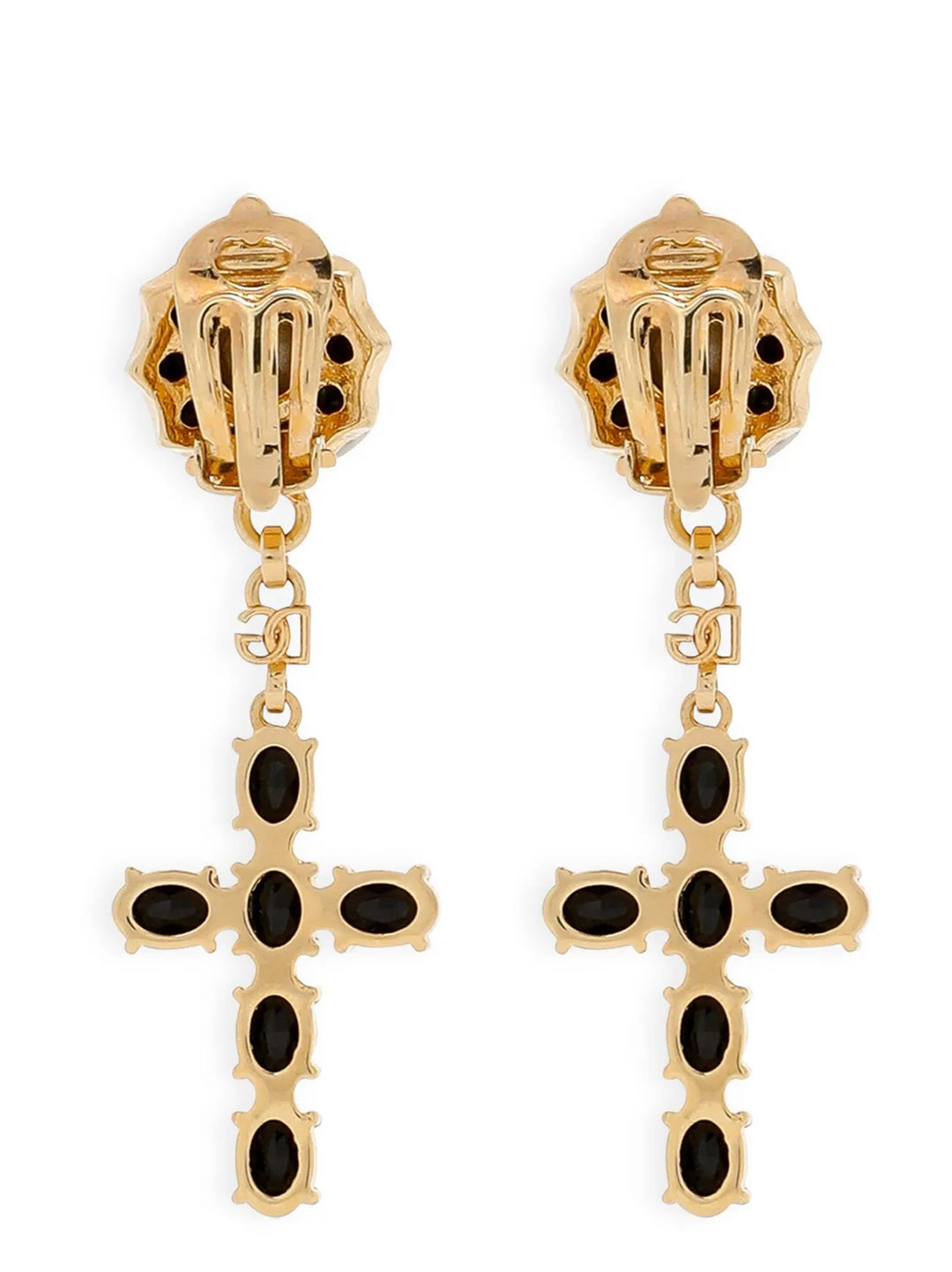 Dolce & Gabbana Cross Pendant Earrings Jewelry - Gold | 3901535946cae2cc241522c8dd53f767c20af5e5