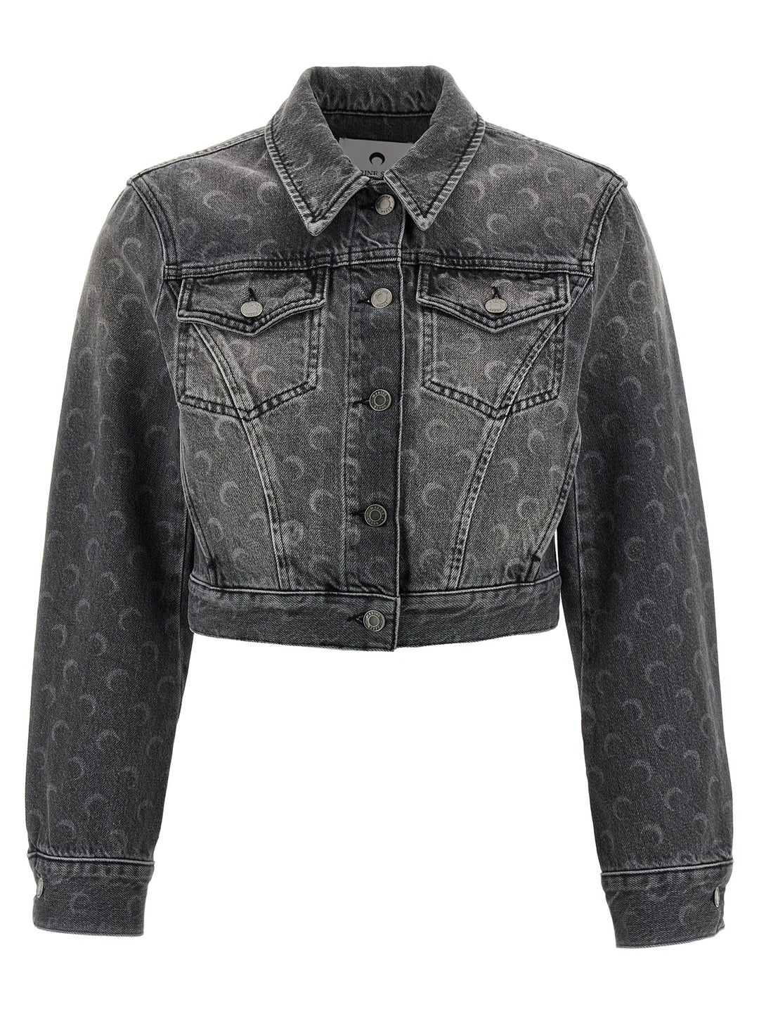 Marine Serre Moon Puffer Jackets - Gray | 9521c9044eeca4d136e1661d1a6a83c2edee1e7c