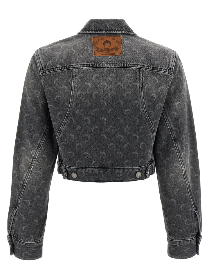 Marine Serre Moon Puffer Jackets - Gray | ab10f52dc45a1f5ad4a6c6e79ab7c4fd3d6abb2a