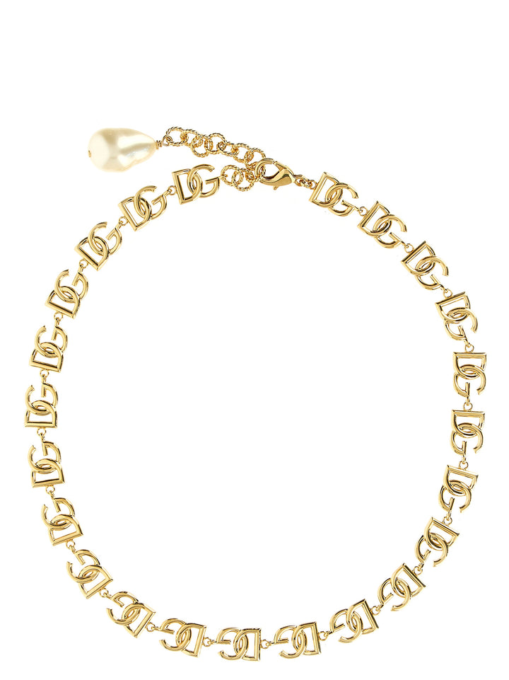 Dolce & Gabbana Multilogo Necklace Jewelry - Gold | 6e3ab5611daf02f7b06263ef48b7fc1115105ccf