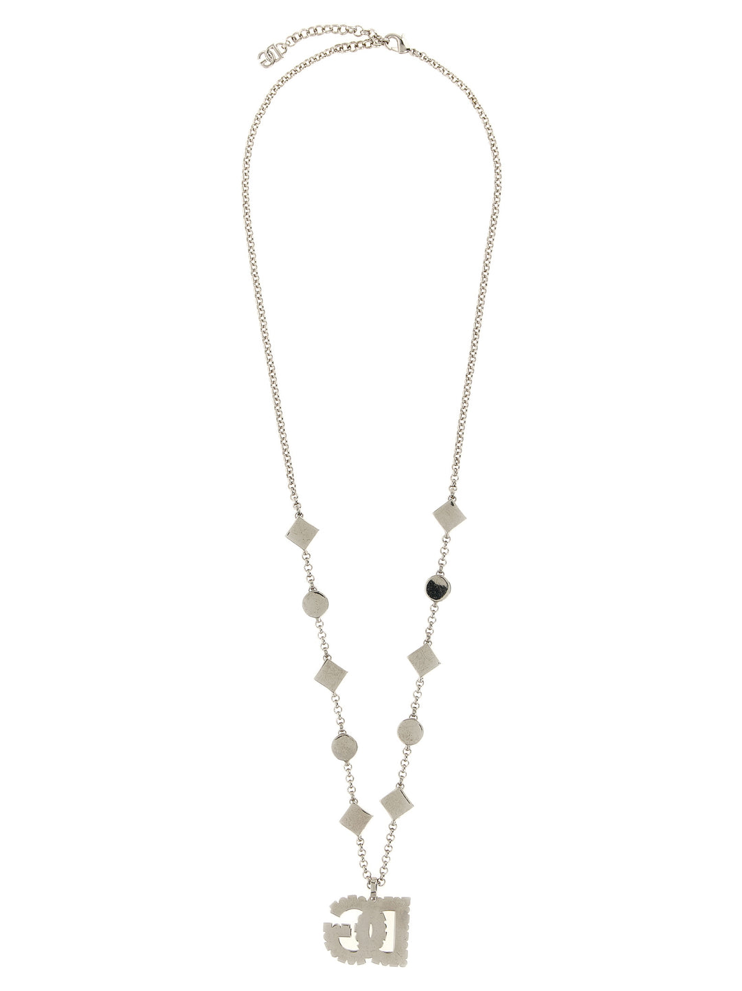 Dolce & Gabbana Dg Pendant Necklace Jewelry - Silver | 82788820608d281f0a1bd97a0e8a88016c59e7d3