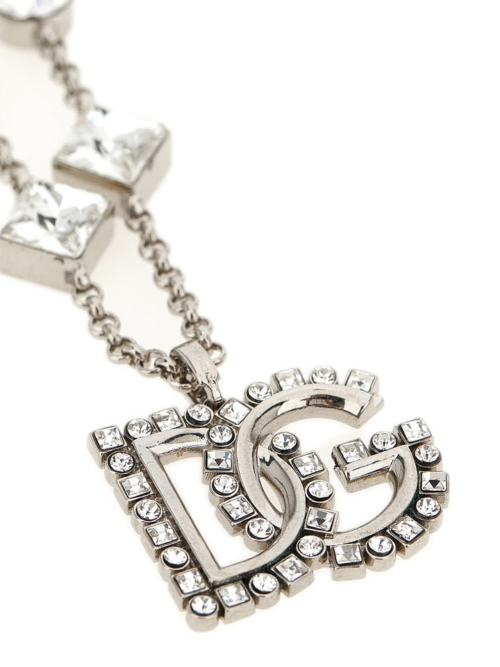Dolce & Gabbana Dg Pendant Necklace Jewelry - Silver | f1922399e1fc73ab70d524ca3c1f16fc06fe9661