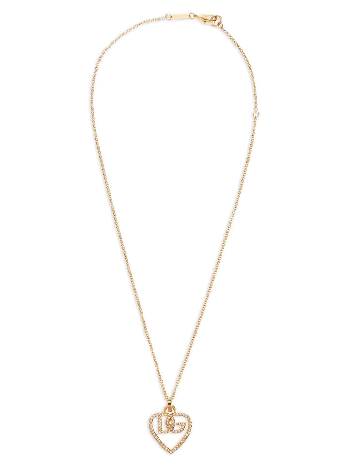 Dolce & Gabbana Strass Logo Necklace Jewelry - Gold | b1c905e9b3a9a6c9eb766d770cf4c54f488182cc