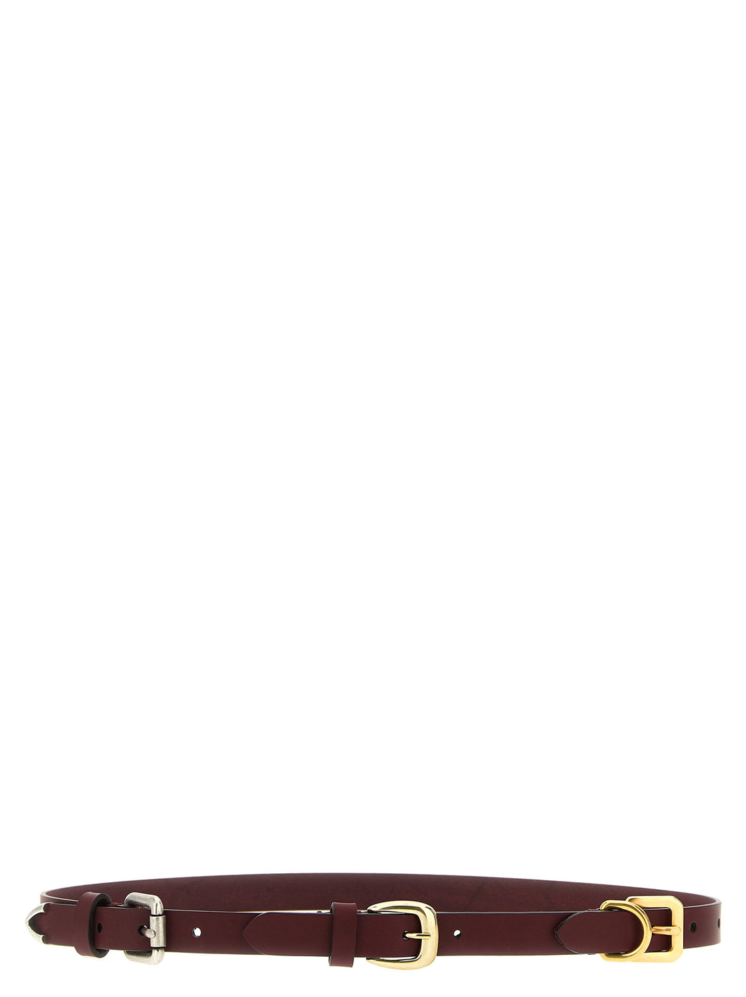 Etro Triple Buckle Belt Belts - Bordeaux | d441b11155117c01f42ad8dd8a4a6e32495c5678