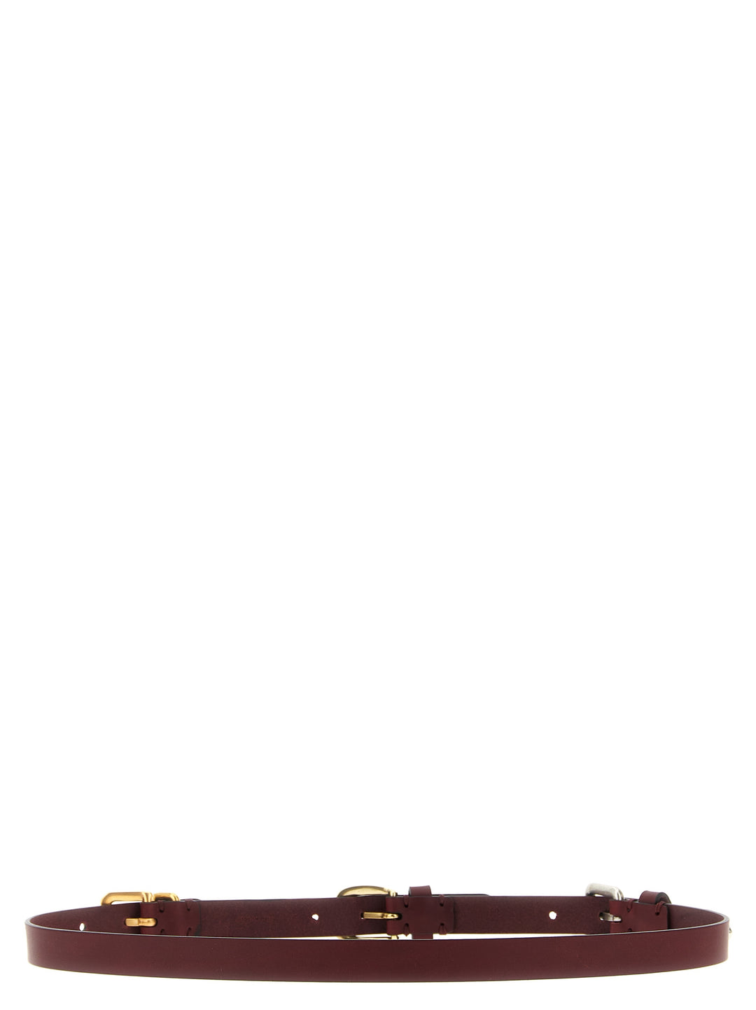 Etro Triple Buckle Belt Belts - Bordeaux | 9d28f0238bae9f6d13ce467508cec69367180427