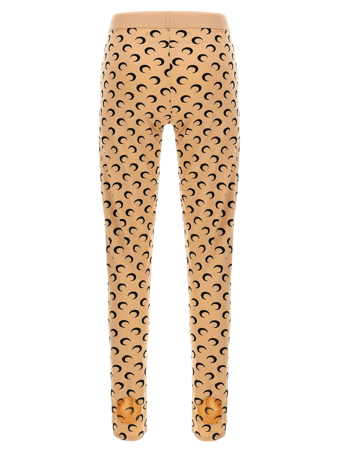 Marine Serre Moon Printed Leggings - Beige | dd35eb60762aa0ed7c75e29525e653d45bcbece9