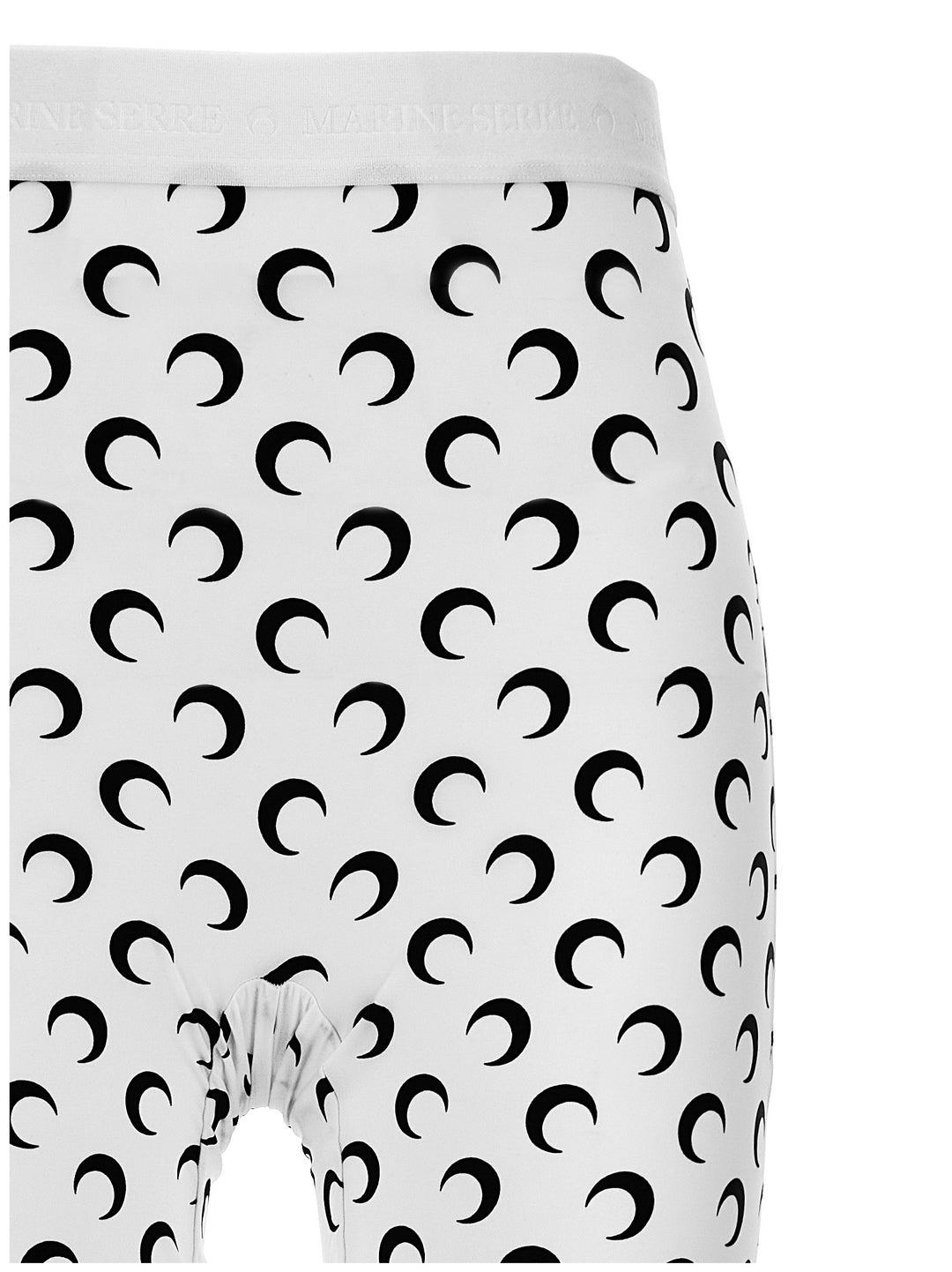 Marine Serre Moon Printed Jersey Leggings - White/Black | 3a29ec0806194c703214af64a56ce1d65a22b494